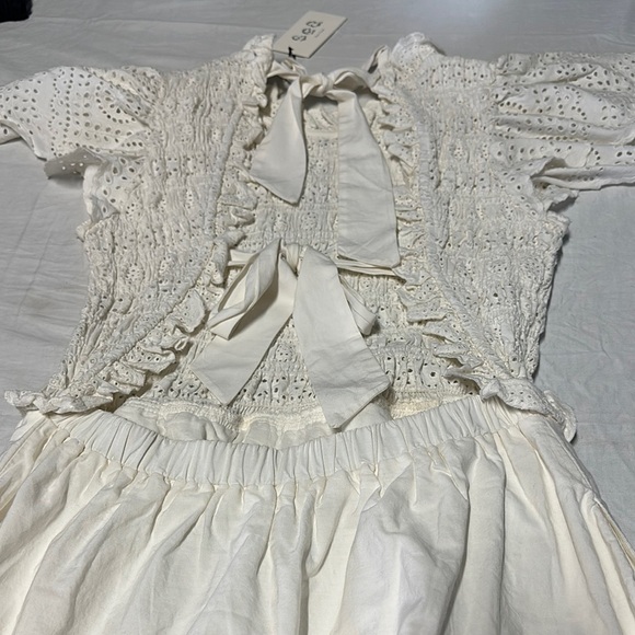 Sea New York White Ruffled Babydoll Dress for Brides - Picture 5 of 8